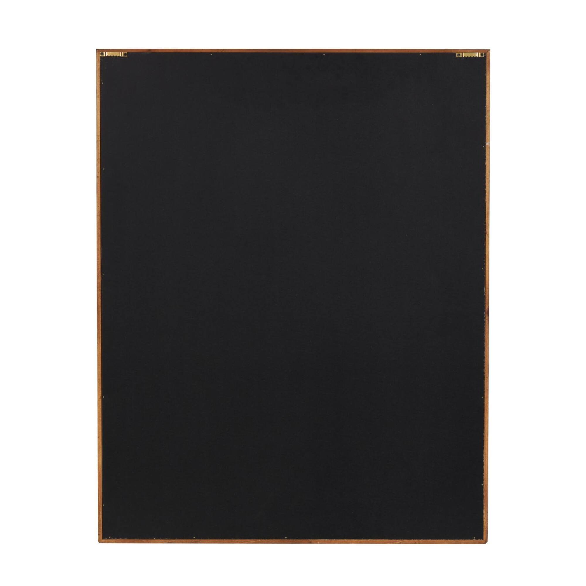 Wall Décor Cream Wood Geometric Design with Brown Wood Frame